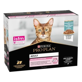 Purina Pro Plan Feline Delicate Pescado del Oceano en Salsa - Comida Húmeda para Gatos con Digestión Sensible, 10x85 gr Precio: 9.5000004. SKU: B197SV5PEY