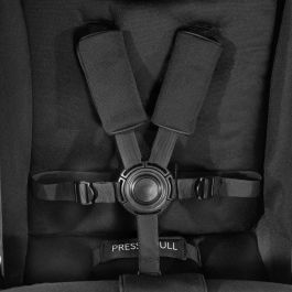 HAUCK HAU4007923148549 Cochecito Todoterreno Rapid de 3 Ruedas con Plegado Rápido con una Mano - Negro