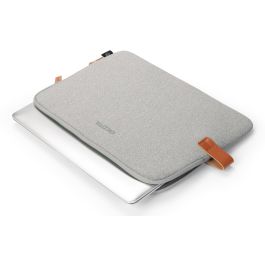 Dicota D32025-RPET Funda Skin URBAN para Portátil 15" (38.1 cm) Gris de Neopreno y Poliéster Reciclado Hidrófuga
