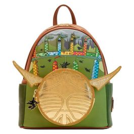 Loungefly Mochila Harry Potter Snitch Dorada 20.62x27.5x10cm
