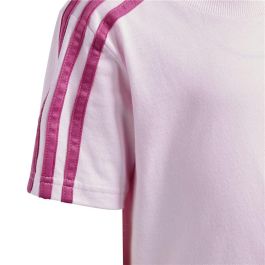 Conjunto Deportivo para Niños Adidas Lk 3S Co T Set Rosa 38,5