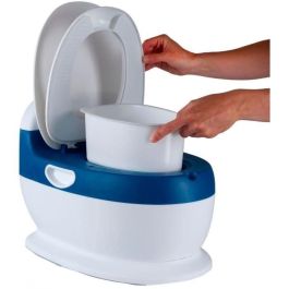 Mini inodoro - THERMOBABY - Azul - Cómodo con sonido de descarga Mini inodoro - THERMOBABY - Azul - Cómodo con sonido de descarga
