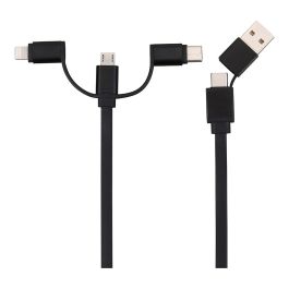 NK Nk-usb61-dis Cable Cargador 6 en 1, 1 m, Colores Surtidos, Carga Rápida