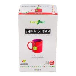 NOVADIET Herbodiet Infusión Vigila Tu Colesterol, con Espino Blanco y Romero, 20 filtros para bienestar cardiovascular NOVADIET Herbodiet Infusión Vigila Tu Colesterol, con Espino Blanco y Romero, 20 filtros para bienestar cardiovascular Precio: 3.9499999. SKU: B1JHFW86VT