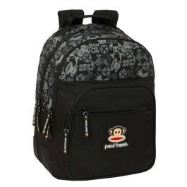 Mochila Escolar Paul Frank Join the fun Negro 32 x 42 x 15 cm