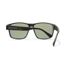 Hawkers Gafas de Sol FASTER RAW CARBON FIBER #Black Sky Unisex Montura TR-90 Rectangular Negra