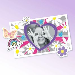 Canal Toys Cámara retro de impresión instantánea CLK 019 con 4 rollos de papel, pegatinas y rotuladores