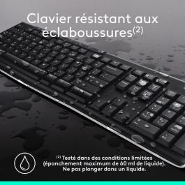 Logitech Teclado y Mouse Inalámbricos Mk270, Alcance 10m, Duración Batería 36/12 Meses, 8 Teclas Acceso Directo