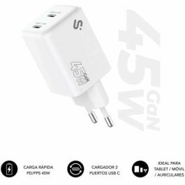 Subblim SUBCHG-6G4520 Cargador de Pared GaN 45W Doble USB-C PD 3.0 PPS para MacBook Air, iPad Pro, Galaxy S25, iPhone 16 Precio: 21.49999995. SKU: B1BR2JEJJW