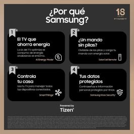 Smart TV Samsung TQ55Q77DATXXC 55" 4K Ultra HD LED HDR QLED Smart TV Samsung TQ55Q77DATXXC 55" 4K Ultra HD LED HDR QLED
