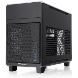 Thermaltake TR100 Mini Tower PC Negro, Mini-ITX, SPCC Acero, USB 3.2 Gen 1 Tipo A x2, USB 3.2 Gen 2 Tipo C x1
