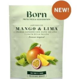 BORN Mango y Lima Láminas Deshidratadas 40g - Snack Ecológico Saludable con Fruta de la Pasión Precio: 2.4999997. SKU: B18PJHVL38
