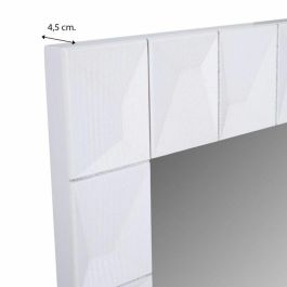 Espejo de pared Alexandra House Living Blanco 4 x 119 x 84 cm Rectangular