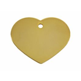 Placa identificativa Imarc Heart Amarillo Dorado Precio: 11.49999972. SKU: B1AGBET45T