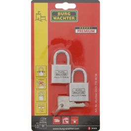 Burg Wachter Juego de 2 Candados DUO 770 30 SB 30 mm Alutitan Doble Cierre Anti-picking Precio: 20.9951335. SKU: B1F9MW2WBR