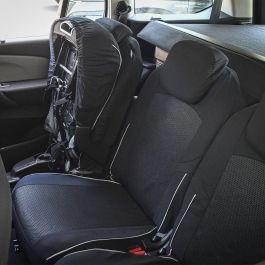 XLCOVER AAAQG37717 - Paquete de 5 Fundas Universales para Asientos de Coche Monovolumen - Compatible con Airbags - Cubre Asientos, Respaldos y Reposacabezas