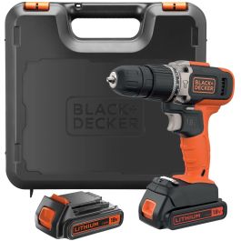 Black&Decker Akku-Schlagbohrschr. 18V 2x1.5Ah Kof BCD003C2K Precio: 146.8698. SKU: B15RPLFBCA