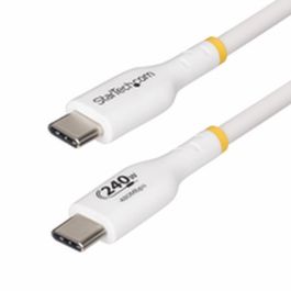 Cable USB Startech USB2EPR2MW Blanco 2 m