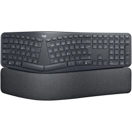 Logitech ERGO K860 Teclado Ergonómico Inalámbrico con Reposamuñecas para Negocios y Uso General