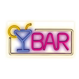 Forever Lámpara Neon LED BAR Plexi con Regulador de Intensidad (Dimmer) y Alimentación USB - Color Rosa, Azul, Amarillo, Blanco Cálido o Multicolor Precio: 50.49999977. SKU: B132L3N5WH