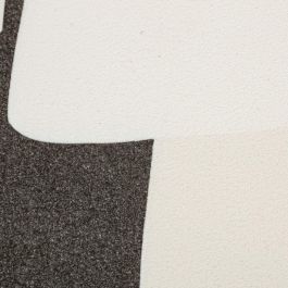 DKD Home Decor Cuadro Abstracto Beige Blanco 4 x 50 x 100 cm (2 Unidades) Lienzo y PS