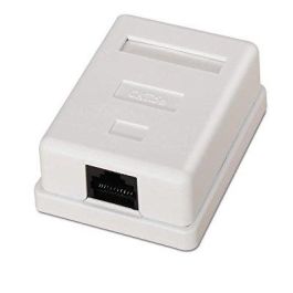 Nanocable Roseta de Superficie Cat.6 UTP 1 Toma Blanca - Modelo 10.21.1501 Precio: 5.99670676. SKU: S0202925