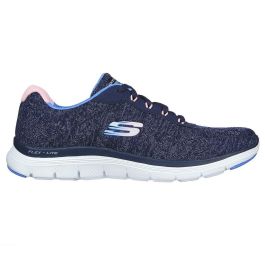 Zapatillas Deportivas Mujer Skechers Flex Appeal 4.0 Azul marino