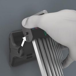 Wera 950/9 Hex-Plus 8 Juego de llaves angulares métricas cromadas