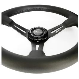 Volante Racing OCC Motorsport OCCVOL016 Negro Cuero Ø 35 cm Volante Racing OCC Motorsport OCCVOL016 Negro Cuero Ø 35 cm