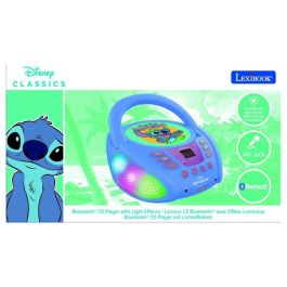 LEXIBOOK Reproductor de CD Bluetooth Stitch Disney con Altavoces Duales 3W - Compatible CD/CD-R/CD-RW Precio: 55.50000049. SKU: B1297A463R