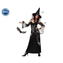 Disfraz de Bruja para Mujer Adulto - Halloween, Incluye Vestido y Sombrero, Tallas M-L
