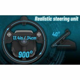 Hori AAAAQ83989 Volante de Simulación Agrícola para PC, 340 mm, 900° de Rotación, 76 Botones