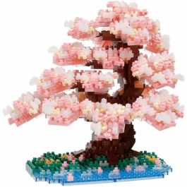 Bandai NAN4972825226599 Nanoblock Figura para construir Deluxe Cherry Blossom 990 piezas