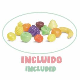 Decuevas Carro Compra Portabebe Koala con Set 12 Frutas para Muñecas hasta 50cm 30x50x62 cm