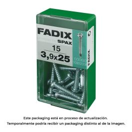 Fadix 10922338 Tornillo Rosca Chapa Cr Autot. 3,9x25mm Caja 15 Unidades