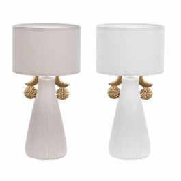 Lampara Sobremesa Moderno DKD Home Decor Blanco Beige 22 x 44 x 22 cm (2 Unidades) Precio: 43.68999998. SKU: B18CNCMFYD