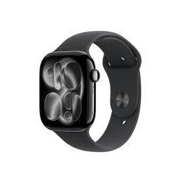 Apple Watch Series 11 GPS 46mm Jet Black Aluminium Case with Black Sport Band S/M MEUW4WF/A Precio: 533.69000036. SKU: B1JZXGZPFL