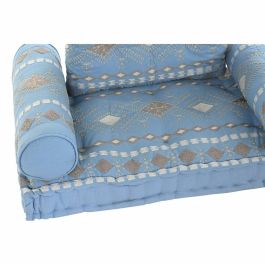 Sillon DKD Home Decor Azul 50 x 55 x 90 cm Set de 4 Sillon DKD Home Decor Azul 50 x 55 x 90 cm Set de 4