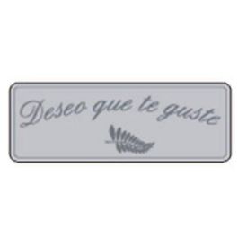 Etiquetas Regalo Adh. Rollo 300 Uds. 50X18 Deseo Que Te Guste Plata Etiquetas Regalo Adh. Rollo 300 Uds. 50X18 Deseo Que Te Guste Plata Precio: 9.5000004. SKU: B1FJW7H4XP