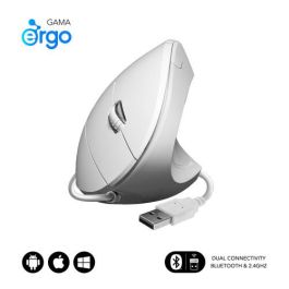 SUBBLIM GLIDE VERTICAL ERGO WIRED MOUSE WHITE SUBBLIM GLIDE VERTICAL ERGO WIRED MOUSE WHITE
