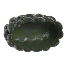 DKD Home Decor Avocados25 Centro de Mesa Tropical Verde Cemento 25 x 15 x 12 cm (6 Unidades)