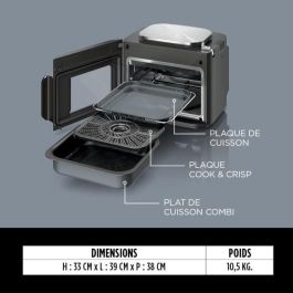 Multicocina combinada, horno y freidora sin aceite - NINJA - SFP700EU - 12 en 1 - 1780 W - Gris