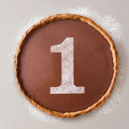 Algon Plantilla Tarta Cumpleaños (N-1) Grande 25 cm (36 Unidades)