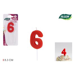 Vela Roja N.6 Algon - Aromatizante Ambiental (36 Unidades) Precio: 7.79000057. SKU: B1BHC6RB42