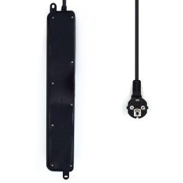 Regleta Enchufes 6 Tomas con Interruptor Ewent EW3924 Schuko Negro (1,5 m)