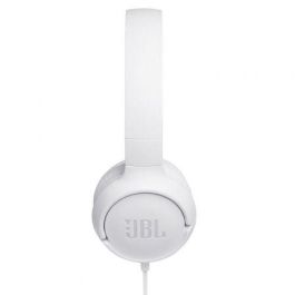 JBL JBLT500WHT Auriculares On-ear Tune 500 Blancos con Micrófono, Jack 3.5mm, Sonido Pure Bass y Diseño Plegable JBL JBLT500WHT Auriculares On-ear Tune 500 Blancos con Micrófono, Jack 3.5mm, Sonido Pure Bass y Diseño Plegable