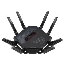 ASUS ROG Rapture GT-BE98 Router Wi-Fi 7 Quad-band (2.4/5/6 GHz) 10 Gigabit Ethernet Negro - 90IG08F0-MO9A0V ASUS ROG Rapture GT-BE98 Router Wi-Fi 7 Quad-band (2.4/5/6 GHz) 10 Gigabit Ethernet Negro - 90IG08F0-MO9A0V