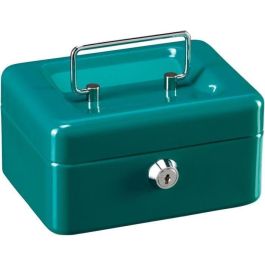 Burg Wachter AUC4003482106709 Caja de Monedas Money 5015 Verde con Apertura con Llave de Acero