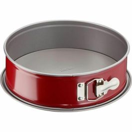 TEFAL Molde con bisagras Delibake en acero - Ø 27 cm - Rojo y gris