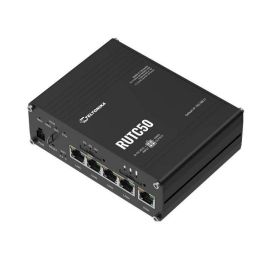 Teltonika Networks RUTC50 (EU) Router 5G WiFi 6 Dual-Band 3.4 Gbps Doble SIM 5 Puertos Gigabit Ethernet GNSS Compatible 4G/3G